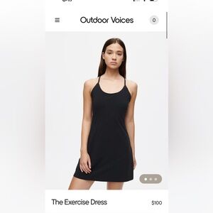 Outdoor Voices exercise dress, size large
